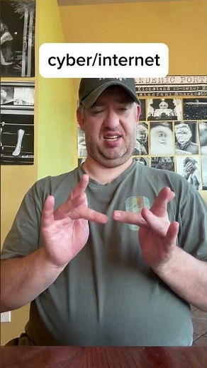 ASL sign for cyber and internet / Learn ASL