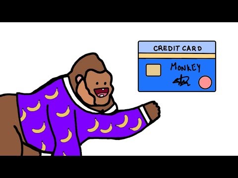 Credit cards explained with bananas