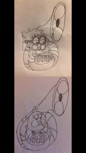 Lisa and Lily Loud are playing Sousaphones very loud! #Tuba #Sousaphone @Mikey @𖠗 🐇 ꞋꞌꞋ katelyn 🎀 𓄹 . ִ ֗