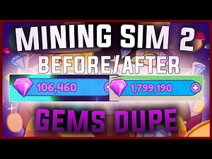 [REAL WORKING DUPE] Mining Simulator 2 SCRIPT | DUPE THE GEMS YOU WANT +50MILLION | PASTEBIN 2022