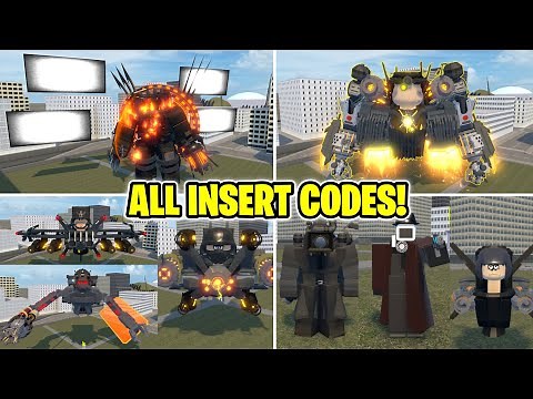 NEW! - ALL 9 SECRET INSERT CODES in ULTRA TOILET ROLEPLAY 2!! (ROBLOX)