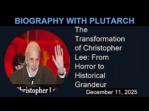 The Transformation of Christopher Lee: From Horror to Historical Grandeur | Biography With Plutarch