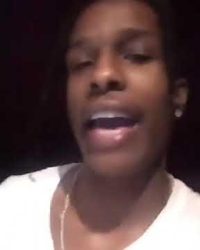 asap rocky with a raf snippet