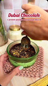 371K views · 38K reactions | Homemade JELL-O Dubai Chocolate cups?...