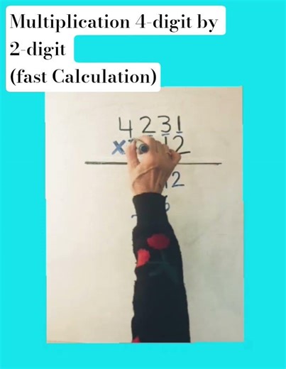 Multiplication 4-digit by 2-digit || fast Calculation ||