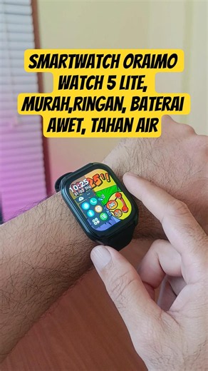 Oraimo Watch 5 Lite Smartwatch, Affordable, Lightweight, Long-Lasting Battery, Waterproof