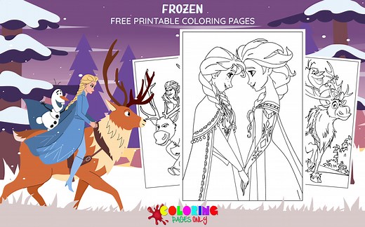410+ Frozen Coloring Pages - Free Printable PDF & Online Coloring