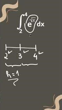 INTEGRAL NUMÉRICA 🌻 MÉTODO DE SIMPSON 🌻 #calculo #calculus