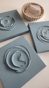 A fun and easy request from a client who just wanted some thick texture and a touch of colour for her walls. 🖌 #texturesbyjess #textureart #texturedart #texturedpainting #minimalart | Textures by Jess