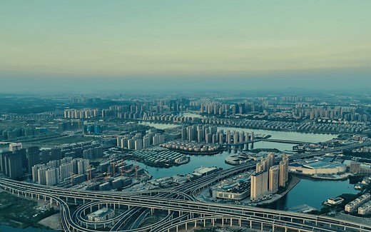 水乡城市-绍兴镜湖 4K 航拍