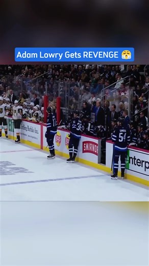 Adam Lowry Gets REVENGE 😤 #fyp #viral #hockey | Hockey