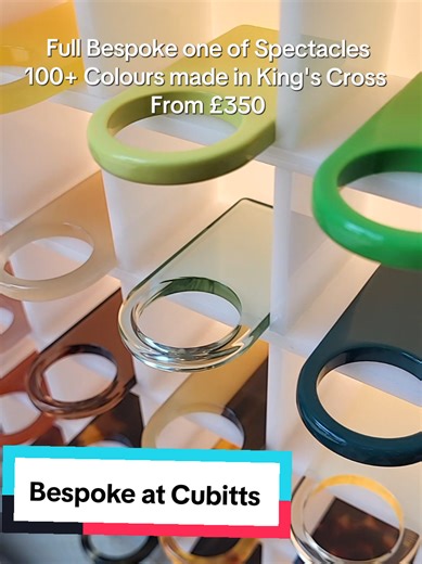 Fully measured Bespoke service from £350 Single Vision lenses Included to a 1.6 index. Handmade in King's Cross. #bespokecraftsmanship #oneofakind #fashion #fashiontiktok #styletips #styledbyme #spectacles #glasses #glassesareamazing