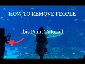 How to Edit Out People in ibis Paint (tutorial)