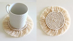 How To Make A DIY Macramé Coaster