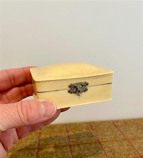 Vintage Celluloid Jewelry Box. Antique Jewellery Box. Belgian Jewellers - Etsy