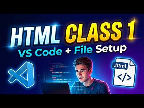 HTML Tutorial for Beginners | Episode 1 (VS Code Setup & First File) #webdevelopment #coding