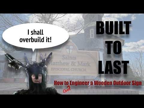 How I Built a Rock-Solid Outdoor Sign