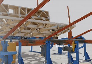 Floor Truss Stacker - MiTek Residential Construction Industry
