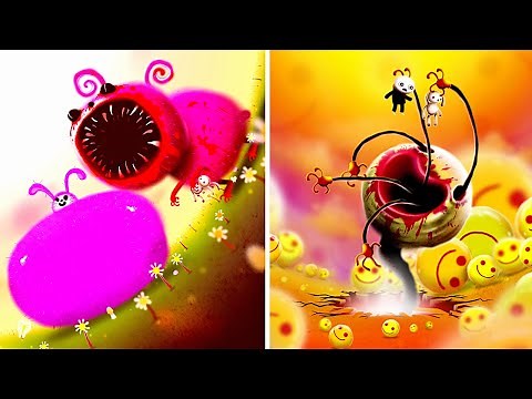 Happy Game - All Bosses & Ending