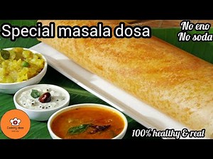 Flavours of India 🇮🇳 special masala dosa || South Indian thali || Easy dosa with sambhar & chutney