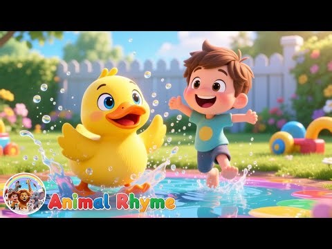 Splash Splash Action Song with Ducky | Bella Fun Splashing and Rhyme for Kids