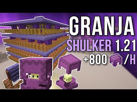 GRANJA de SHULKERS 1.21 | +800/H | MINECRAFT TUTORIAL