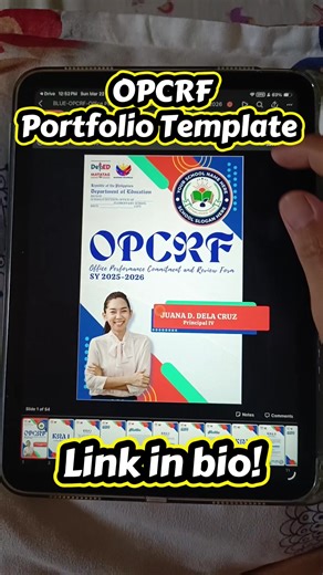 Behind every well-run school is a leader with organized systems. Your OPCRF documentation should reflect the same excellence you expect from your team. The OPCRF Template Bundle for Principals offers a clean, structured, and professional layout designed to support smooth evaluation preparation. ✅ What You Get: • Editable OPCRF templates for Principals • 6 cohesive and professional themes • Coordinated tabs for seamless navigation • Canva (Pro recommended) & PowerPoint versions • Ready for print 