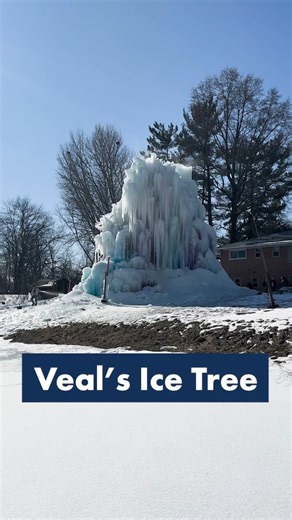 Veal’s Ice Tree has stood for 65 years, drawing visitors to see its glistening, colorful pillars each winter. Veal’s Ice Tree has stood tall in its community for over 65 years, attracting hundreds of visitors each winter to see its glistening, colorful pillars. WFYI video producer Jonathan Papoutsis visited the Ice Tree to learn more about its history. #AcrossIndiana #VealsIceTree #icesculpture #ice #art #indiana #localart #attractions #winter #cold #roadsideattraction #querky | WFYI
