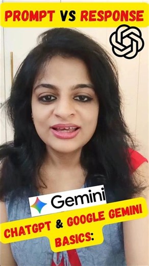 What is a Prompt & Response? | Learn AI from the basic | ChatGPT & Google Gemini AI Basics 🤖 #Shorts