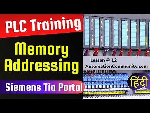 Siemens Tia Portal Training - Memory Addressing in PLC