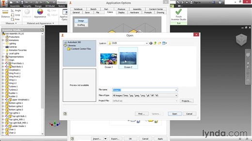 Inventor 渲染和动画教程Lynda – Inventor Rendering and Animation