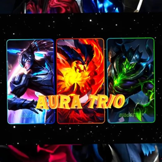 AURA TRIO 🗿🔥 #mlbb #mobilelegends #shorts