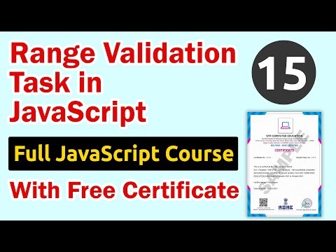 Range Validation Task in JavaScript