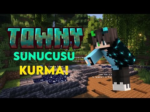 MİNECRAFT TOWNY SUNUCUSU KURMA ÜCRETSİZ 2025!