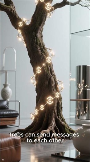 Trees Can Communicate Underground (Nature Science) #science #nature #facts #plants #shorts #tree