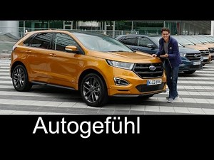 Ford Edge Sport FULL REVIEW test driven all-new neu & Titanium comparison 2016/2017