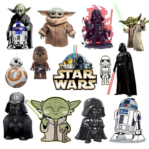 Space Wars PNG Bundle – Sci-fi Hero Clipart for Stickers, Star Wars Party Decorations, Sublimation, Galaxy Crafts, Digital Download - Etsy