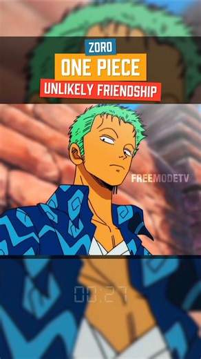 Zoro's Unlikely Friendship🍺🤝🐙 One Piece