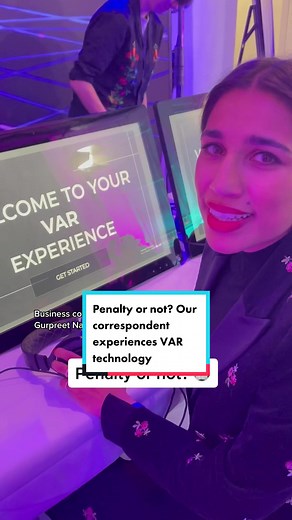 Business correspondent Gurpreet Narwan experiences VAR at Big Ideas Live and finds out more about the technology from Chief Technology Officer at Hawk-Eye Innovations, Tracey Kitt. Hawk-Eye are providing off-side technology at the Qatar World Cup #Qatar #WorldCup #technology #BigIdeasLive22