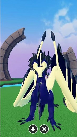 Roblox : Numine Dragon from Volcano Egg in Dragon Advantures #shorts