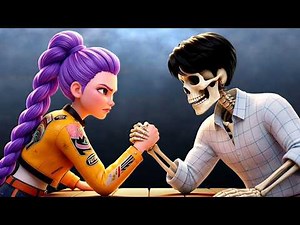 Rumi VS Jinu 💪 💪The Shocking Match | KPop Demon Hunters Animation