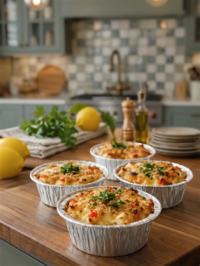 Crab Imperial with Old Bay Breadcrumb Gratin
