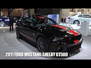 2011 Ford Mustang Shelby GT500 Auto Show Video - Kelley Blue Book