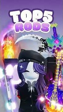 TOP 5 overall RODS in FISCH…🥀💜 #fisch #roblox