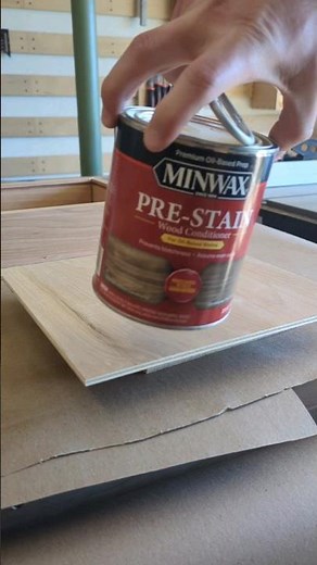 The key to getting stains to look good on birch plywood #diywoodworking #woodworking