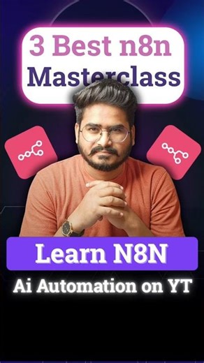 3 FREE n8n Courses: From ZERO to EXPERT!🔥 #Shorts #n8n
