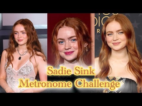 Metronome Challenge with Sadie Sink (You will lose!)