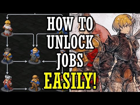 Final Fantasy Tactics: The Ivalice Chronicles - How To Easily Unlock All Jobs In Chapter 1!