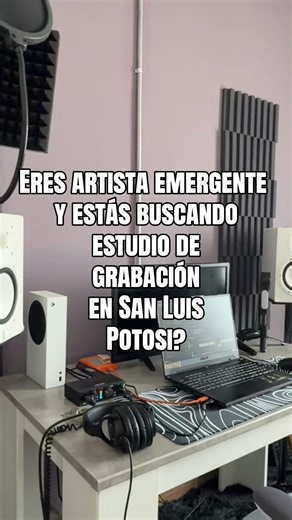 Nuevo estudio de grabación en San Luis Potosí, Agenda tu cita YA! Envíanos mensaje en Instagram, aprovecha nuestras promociones. #fyp #estudiodegrabacion #artistaemergente #flstudio #beats