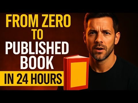 How to Go From Zero to Your First Published Book in 24 Hours